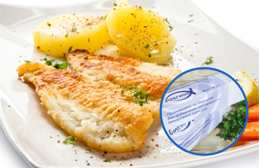 Жареная треска в сухарях с лимоном и зеленью